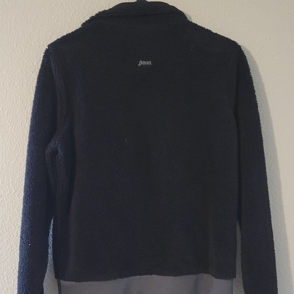 PENN WOMENS BLACK ZIPPER TENNIS JACKET - Picture 3 of 6